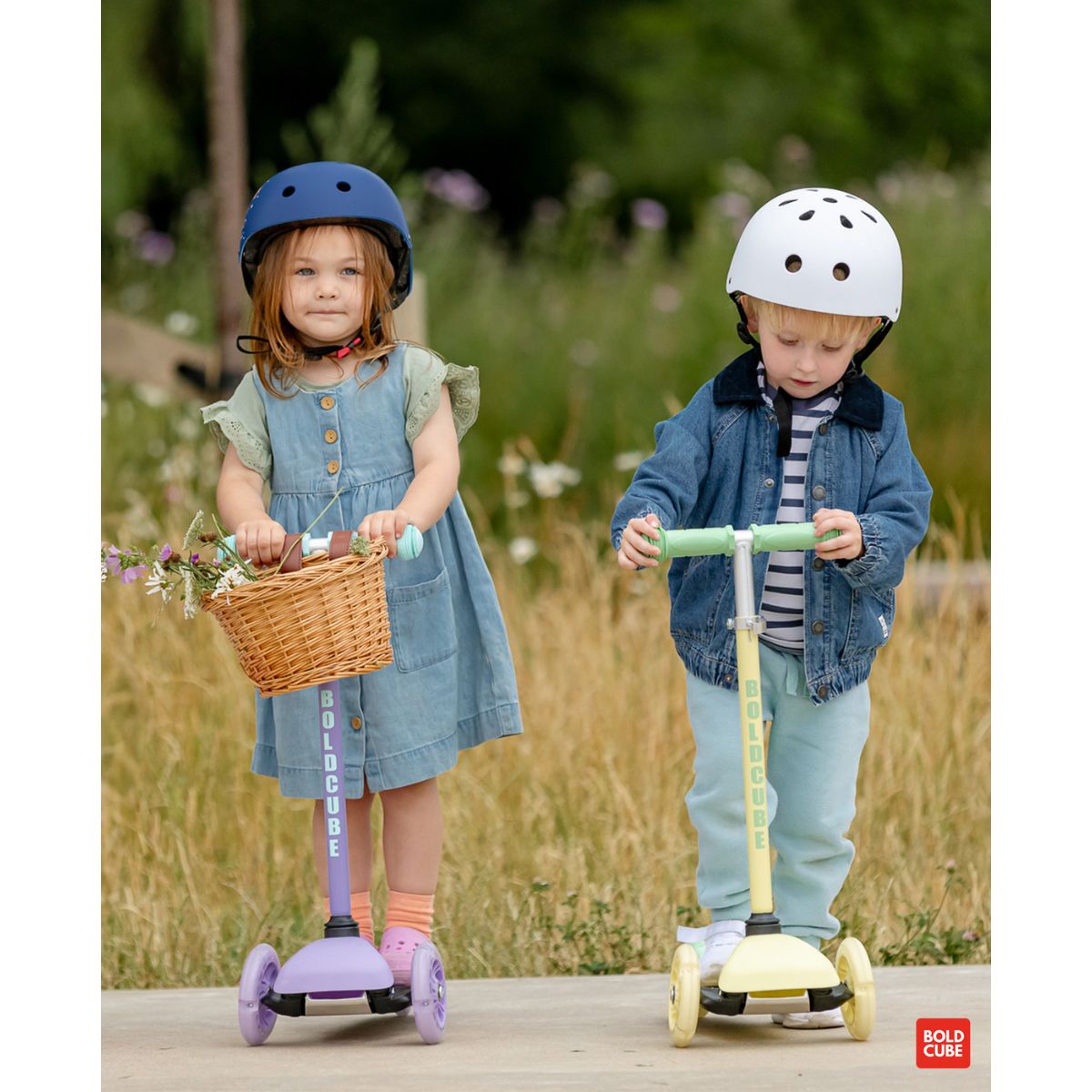 Xe Scooter 3 Bánh Boldcube Teeny Màu Tím SCOOTER SKY006