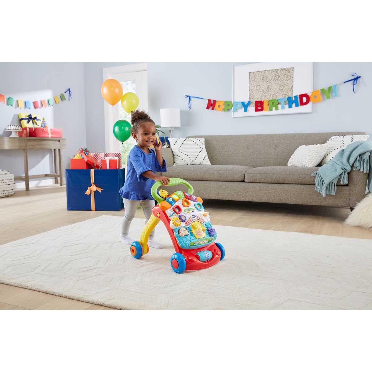 Đồ Chơi Xe Tập Đi Đa Năng Có Nhạc Và Đèn Cho Bé VTECH 80-505600