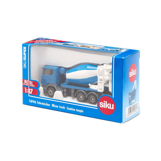 SIKU 1896 Medium-Sized Cement Mixer Truck Model