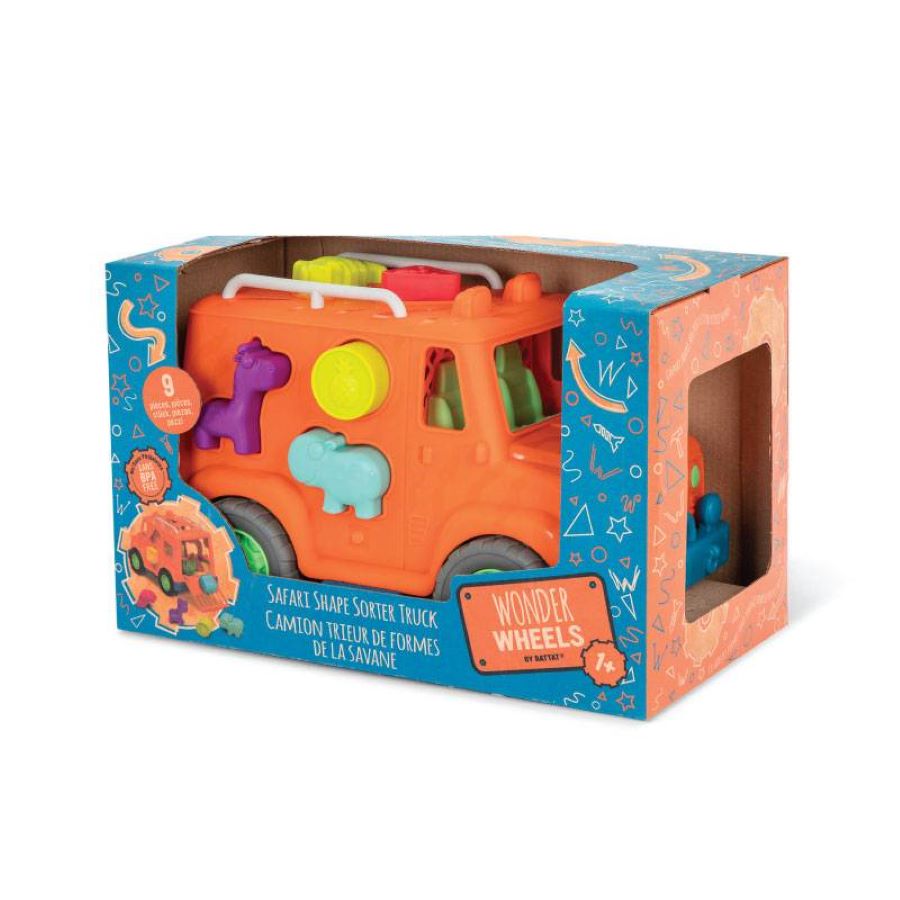 BATTAT BT1029Z Zoo Puzzle Car Model Toy