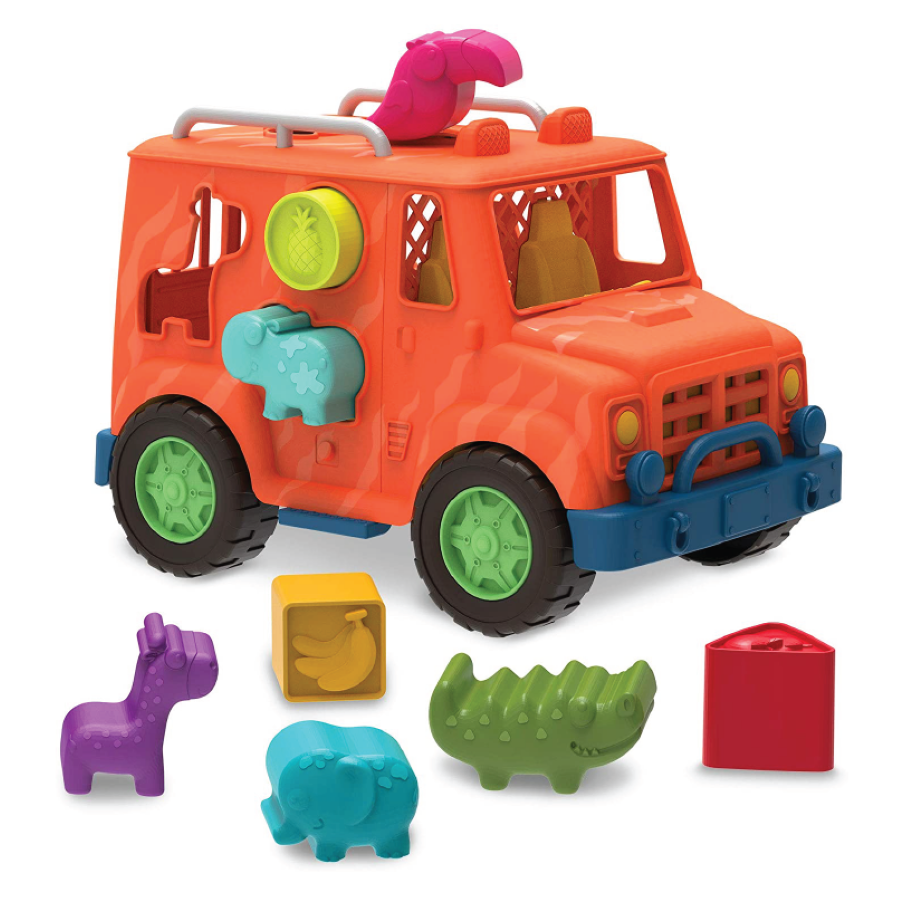 BATTAT BT1029Z Zoo Puzzle Car Model Toy