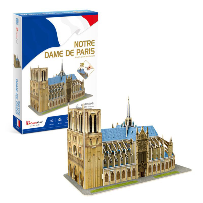 Đồ chơi trẻ em xếp hình 3D: Nhà Thờ Đức Bà Paris PUZZLES C242H