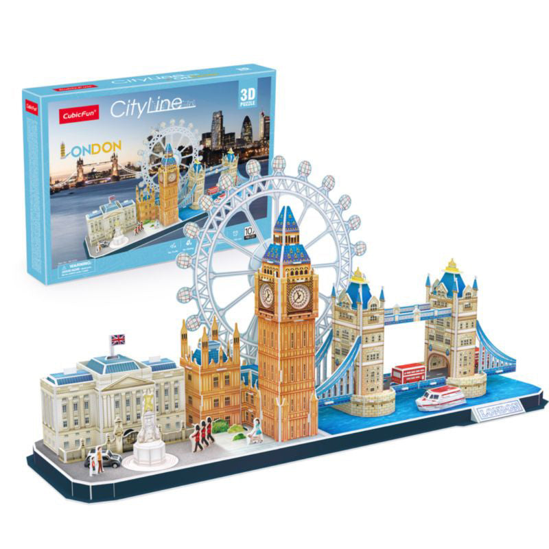 Đồ Chơi Trẻ Em Xếp Hình 3d: Thành Phố London Puzzles Mc253h