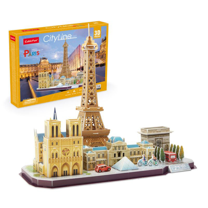 Đồ Chơi Trẻ Em Xếp Hình 3d: Thành Phố Paris Puzzles Mc254h