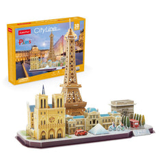 Đồ chơi trẻ em xếp hình 3D: Thành phố Paris PUZZLES MC254H