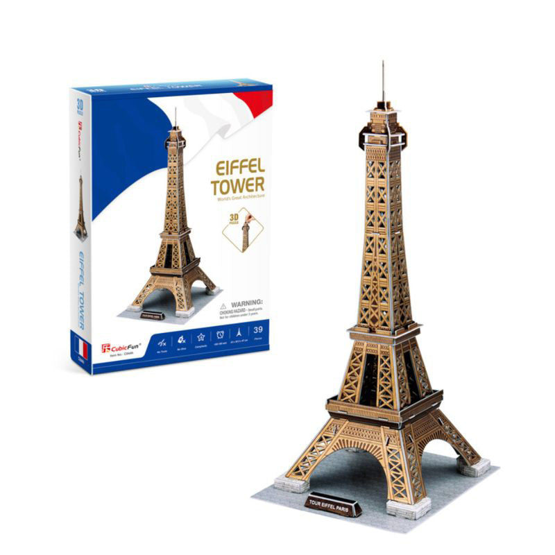 Đồ chơi trẻ em xếp hình 3D: Tháp Eiffel PUZZLES C044H