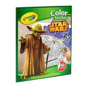 Bộ giấy tô màu và hình dán Star Wars CRAYOLA 0458760000