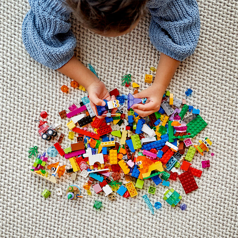 Đồ Chơi Lắp Ráp HộP LắP RáP SáNg TạO Trong Suốt LEGO CLASSIC 11013