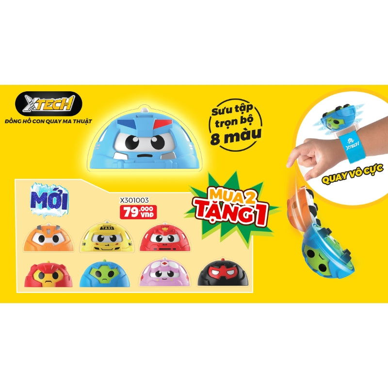 Đồng hồ con quay ma thuật Vàng Trắng XTECH X301003