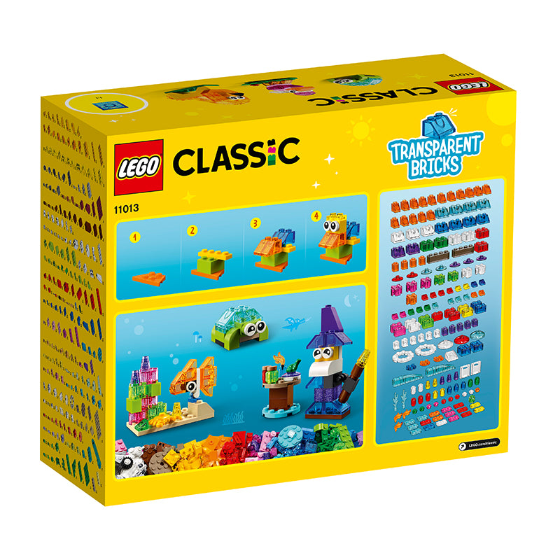 Đồ Chơi Lắp Ráp HộP LắP RáP SáNg TạO Trong Suốt LEGO CLASSIC 11013
