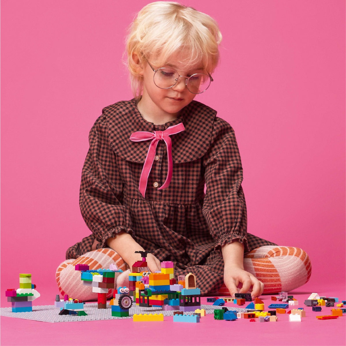 Đồ Chơi Lắp Ráp Đế Lắp Ráp Màu Xám LEGO CLASSIC 11024