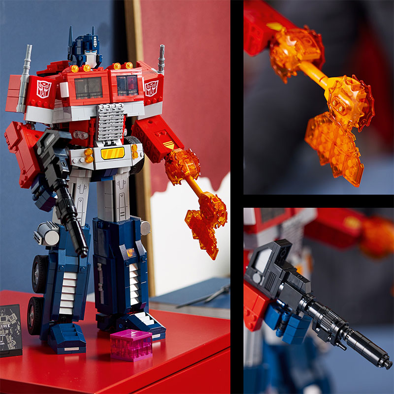 Đồ Chơi Lắp Ráp Rô Bốt Biến Hình Optimus Prime LEGO ADULTS 10302