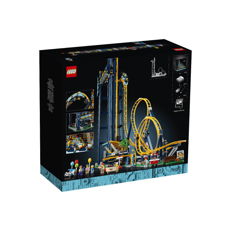 LEGO ADULTS 10303 2-Loop Roller Coaster Assembly Toy
