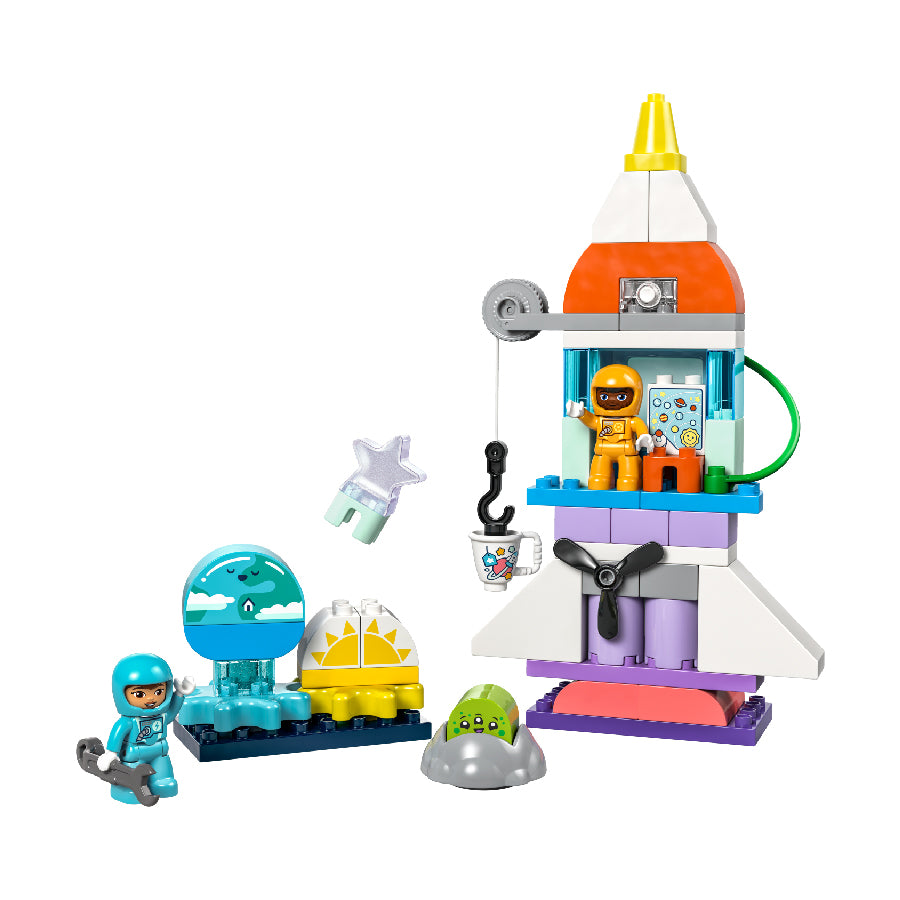 LEGO DUPLO 10422 3-in-1 space adventure ship assembly toy