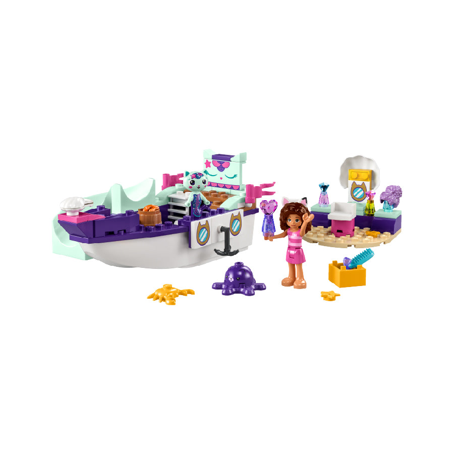 Đồ chơi lắp ráp Gabby và chiếc tàu của MerCat LEGO GABBY DOLLHOUSE 10786