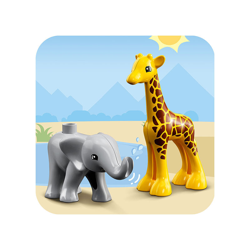 LEGO DUPLO 10971 African Animal World Discovery Building Toy