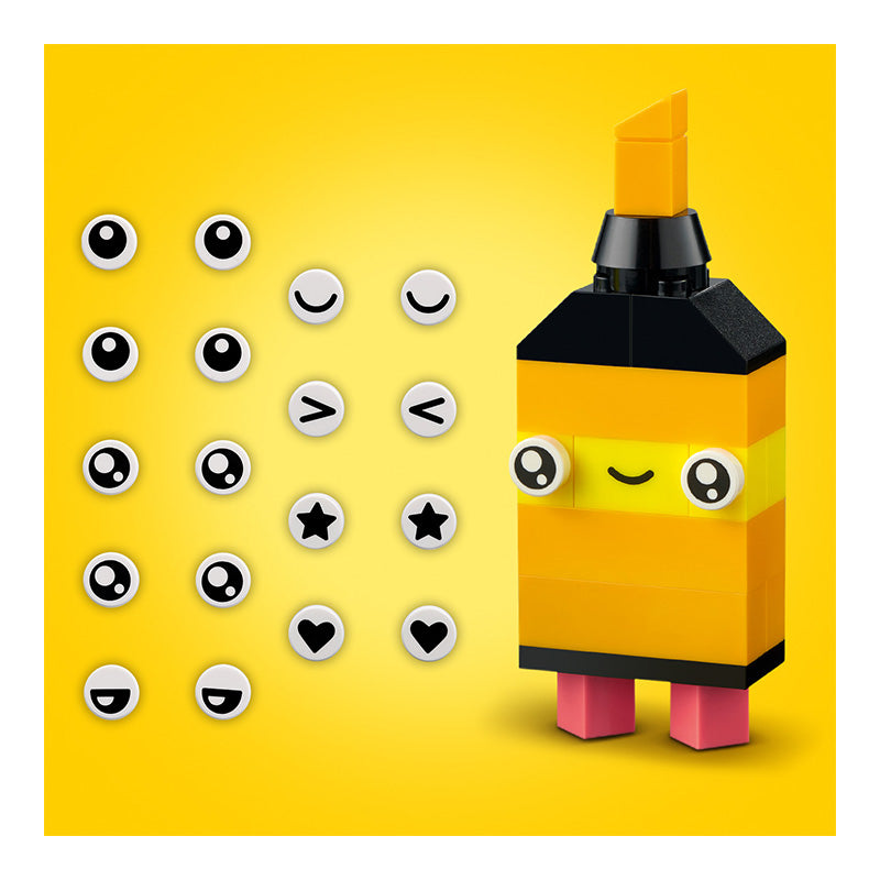 Đồ Chơi Lắp Ráp Bộ Gạch Sáng Tạo Neon Vui Nhộn LEGO CLASSIC 11027