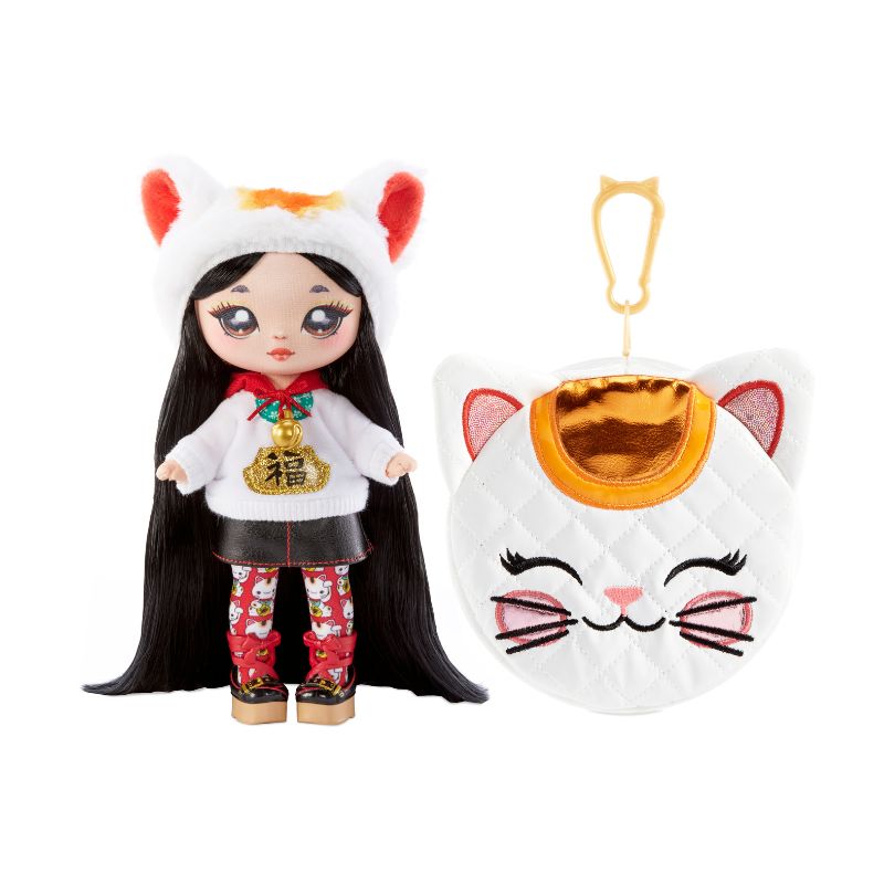 Sparkling duo of Na Na Na fashion doll and stylish Pom NA NA NA 119319EUC