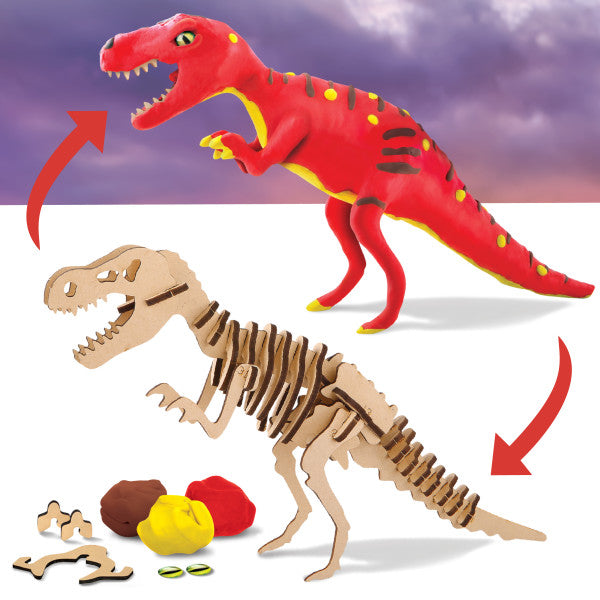 Bộ lắp ráp và tạo hình hóa thạch khủng long – T.Rex