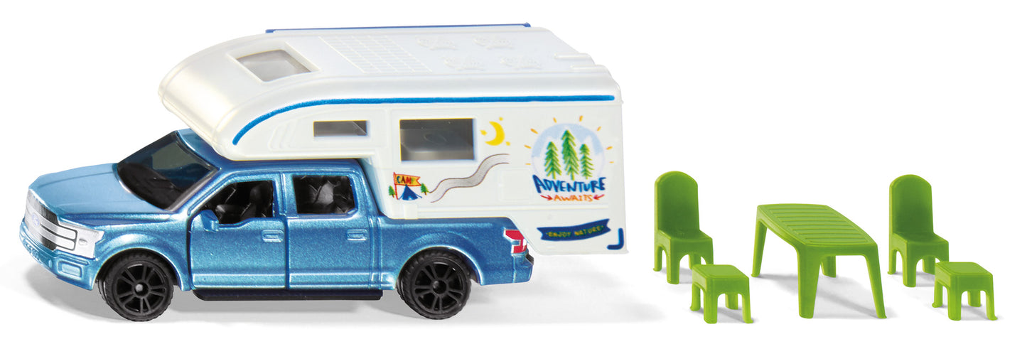 Mô Hình Xe Ford F150 Pick-Up Camper SIKU 1693