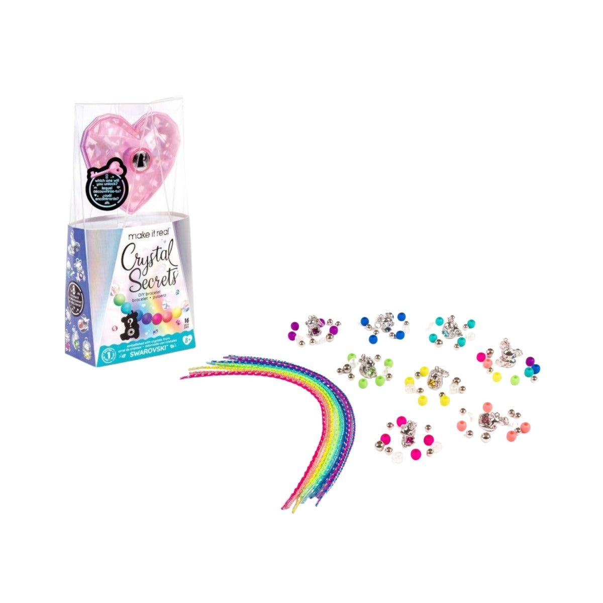 Vòng Tay Trái Tim Pha Lê Bí Ẩn Make It Real 1711mir