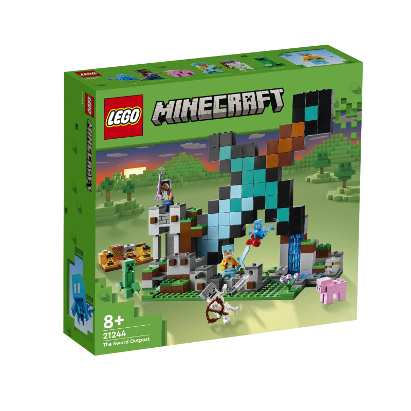 Đồ Chơi Lắp Ráp Tiền Đồn Cất Giữ Kiếm Kim Cương LEGO MINECRAFT 21244