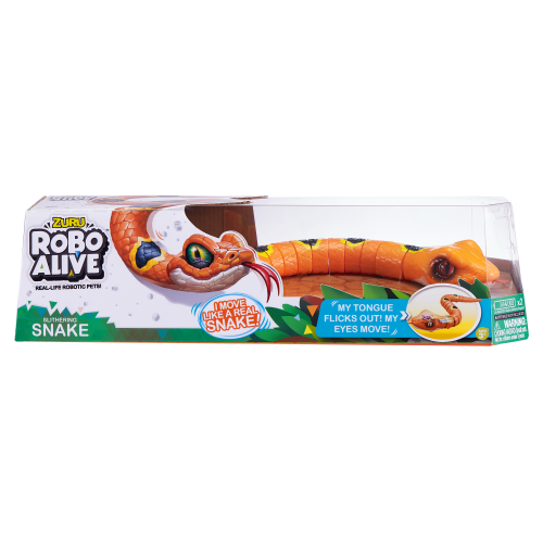 Rắn Đốm Tinh Tường Cam Robo Alive 25235