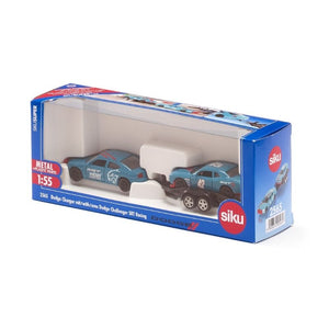 Mô Hình Xe Dodge Charger Kèm Rơ-Móc Kéo Xe SIKU 2565