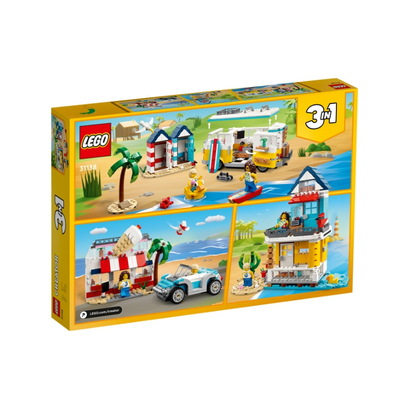 Đồ Chơi Lắp Ráp Xe Cắm Trại Bãi Biển LEGO CREATOR 31138