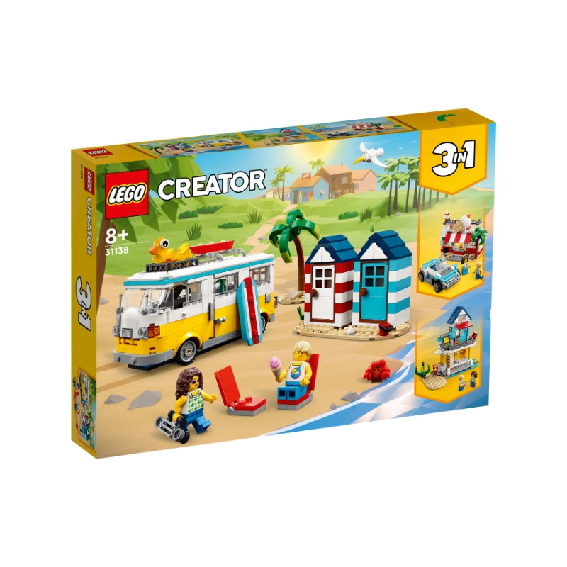 Đồ Chơi Lắp Ráp Xe Cắm Trại Bãi Biển LEGO CREATOR 31138