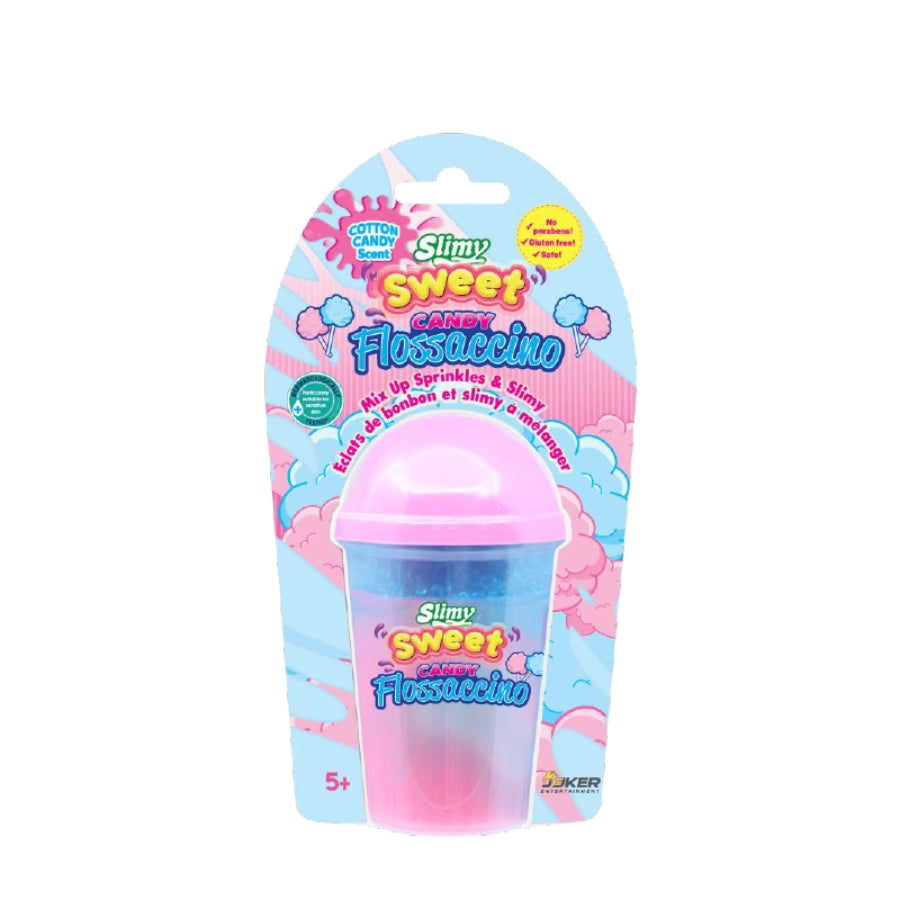 Slimy Flossaccino candy with sparkling glass beads SLIMY 33496