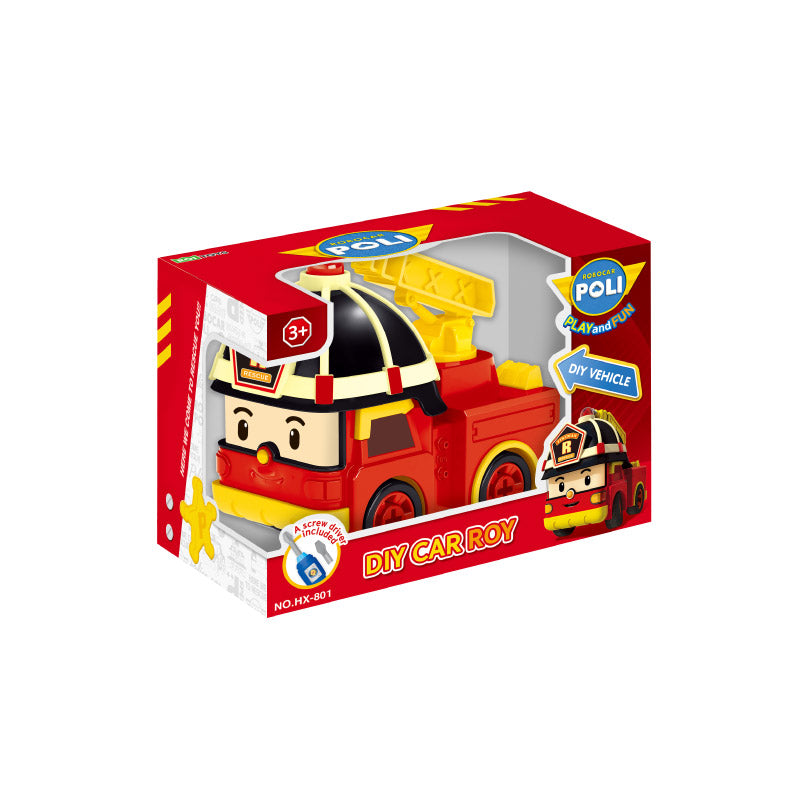 Roy ROBOCAR POLI 3750CHX801 fire truck assembly toy