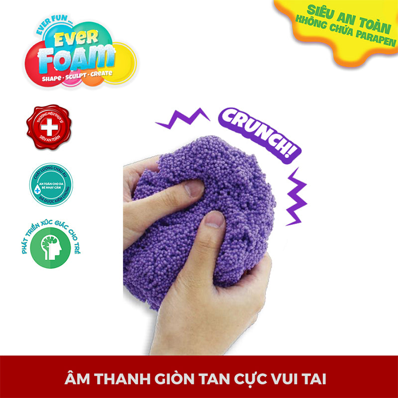 Đồ chơi sáng tạo Slimy Foam_Slime xốp Tím-Hồng-Cam SLIMY 38001