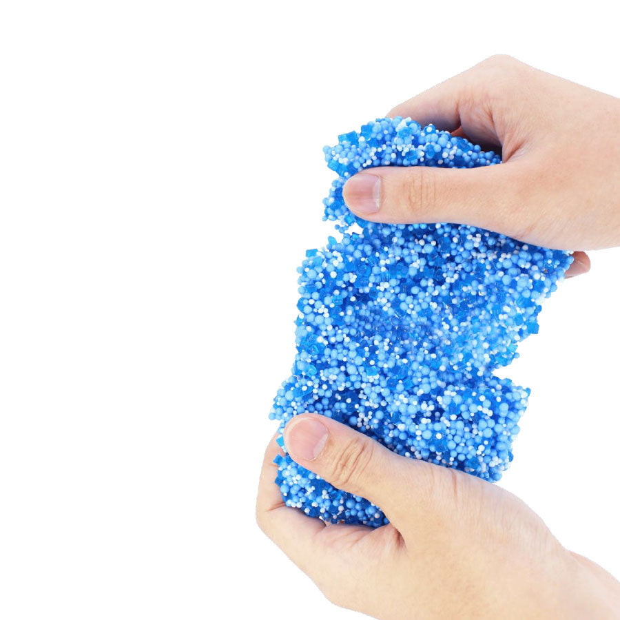 Slime xốp trộn hạt thủy tinh lấp lánh nhiều màu Set Đỏ SLIMY 38052