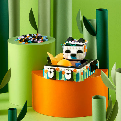 Đồ Chơi Lắp Ráp Khay Đựng Bút Gấu Panda Dễ Thương LEGO DOTS 41959
