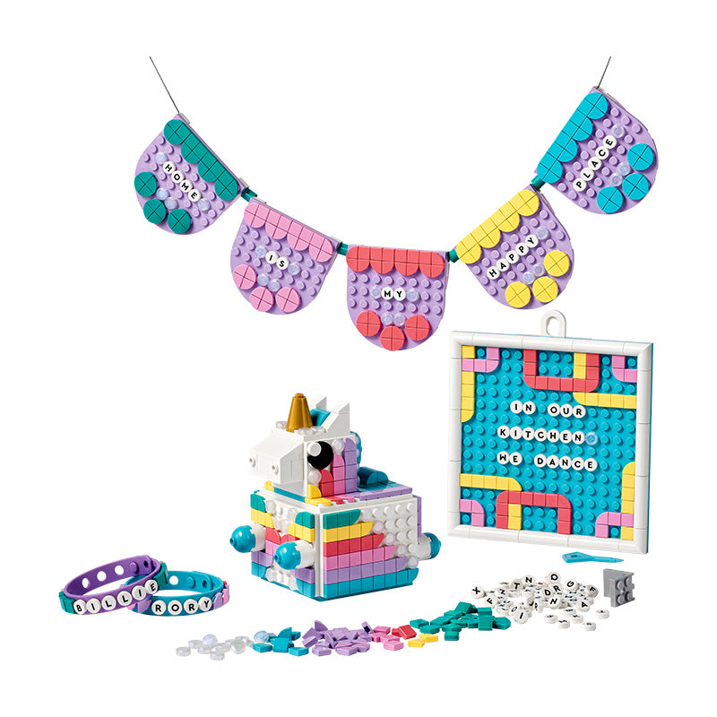 Đồ Chơi Lắp Ráp Hộp Đựng Trang Trí Kỳ Lân Đáng Yêu Lego Dots 41962