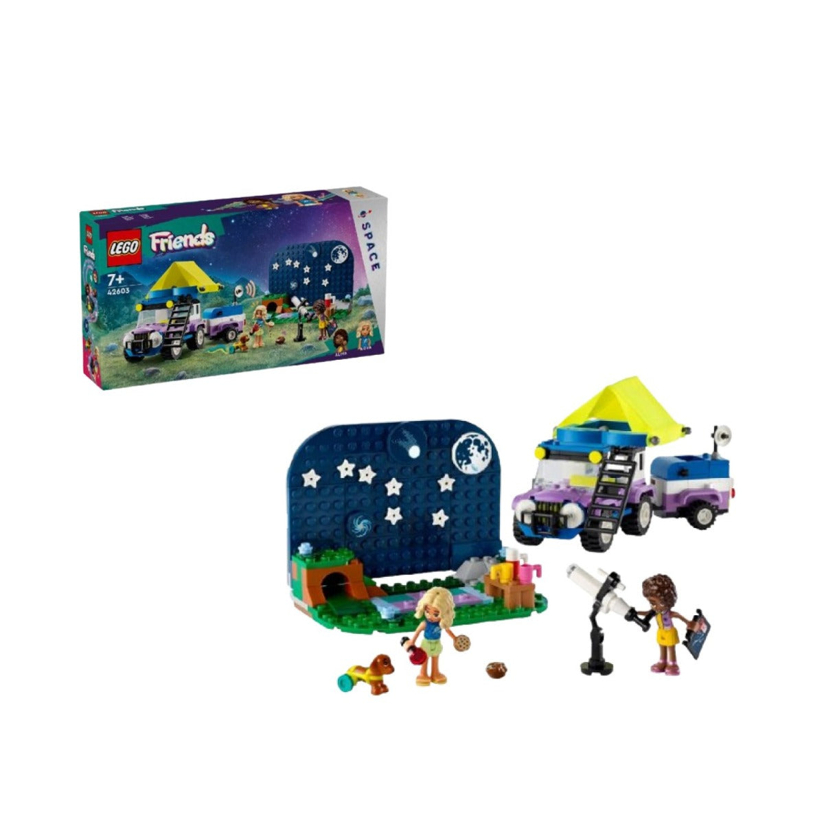 Đồ Chơi Lắp Ráp Xe Cắm Trại Ngắm Trời Sao Lego Friends 42603