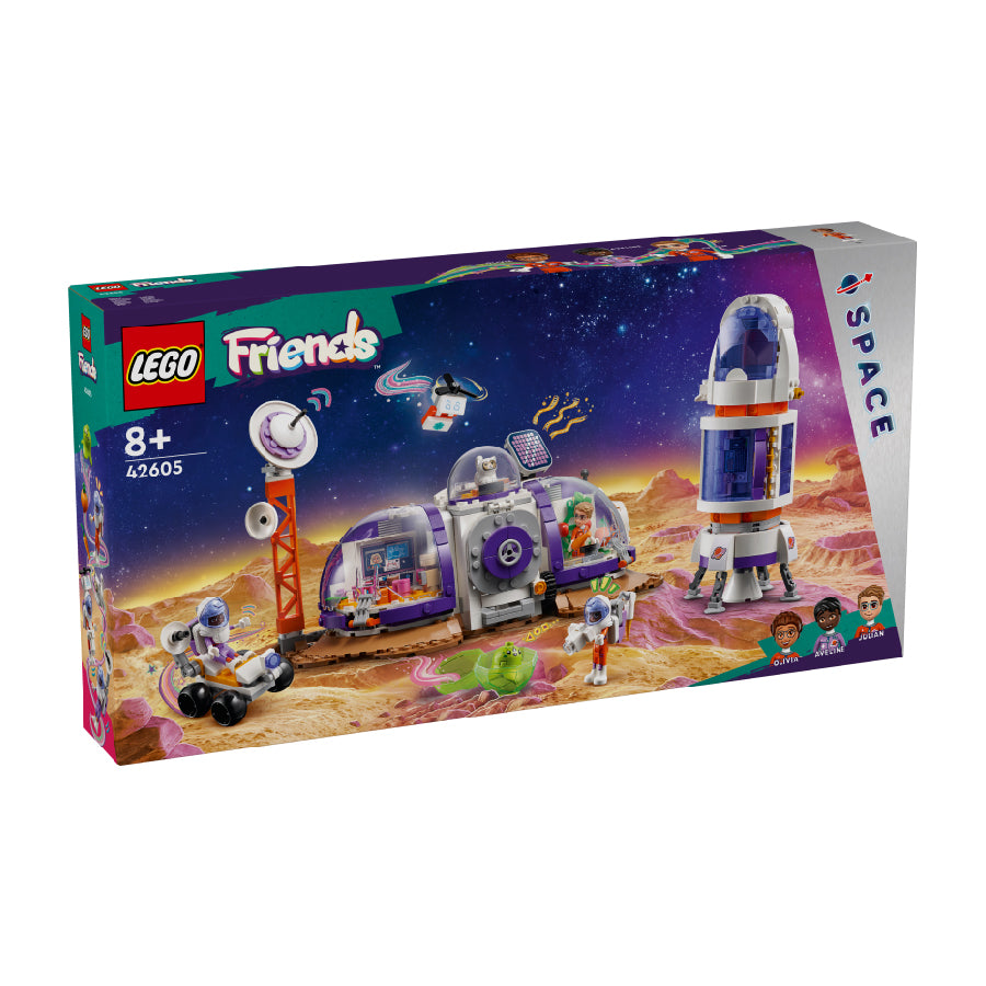 Đồ Chơi Lắp Ráp Trạm Không Gian Và Tên Lửa Trên Sao Hỏa LEGO FRIENDS 42605