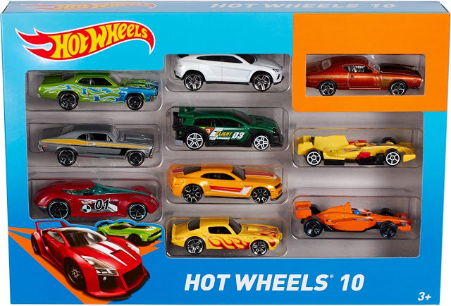 Bộ 10 Siêu Xe Hot Wheels HOT WHEELS 54886