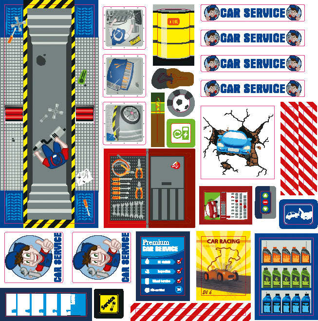 Mô Hình Gara Sửa Xe Siku SIKU 5507