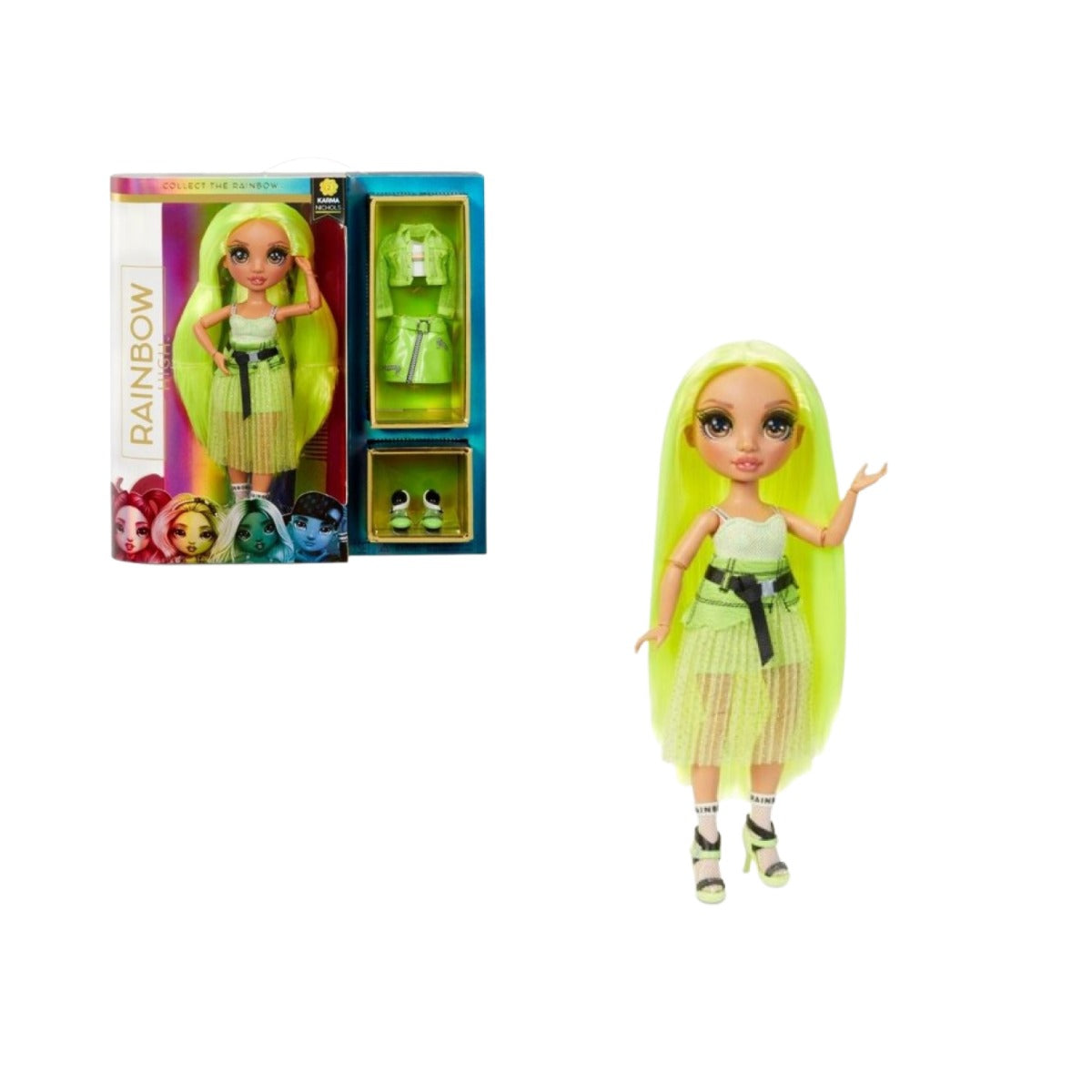 Cô Nàng Thời Trang Rainbow High- Karma Nichols Rainbow High 572343euc