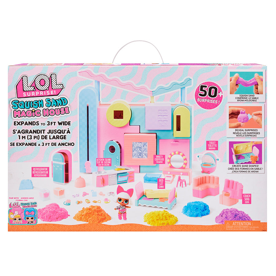 Playset Biệt Thự L.O.L. Surprise Cùng Búp Bê Tóc Cát LOL SURPRISE 593218-EUC