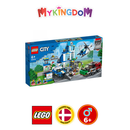 Đồ Chơi Lắp Ráp Trạm Cảnh Sát Thành Phố Lego City LEGO CITY 60316