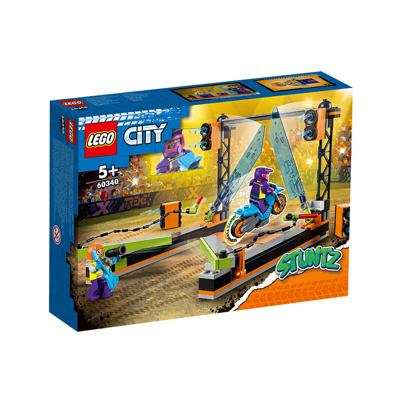 Đồ Chơi Lắp Ráp Thử Thách Vượt Lưỡi Đao Kép Lego City 60340