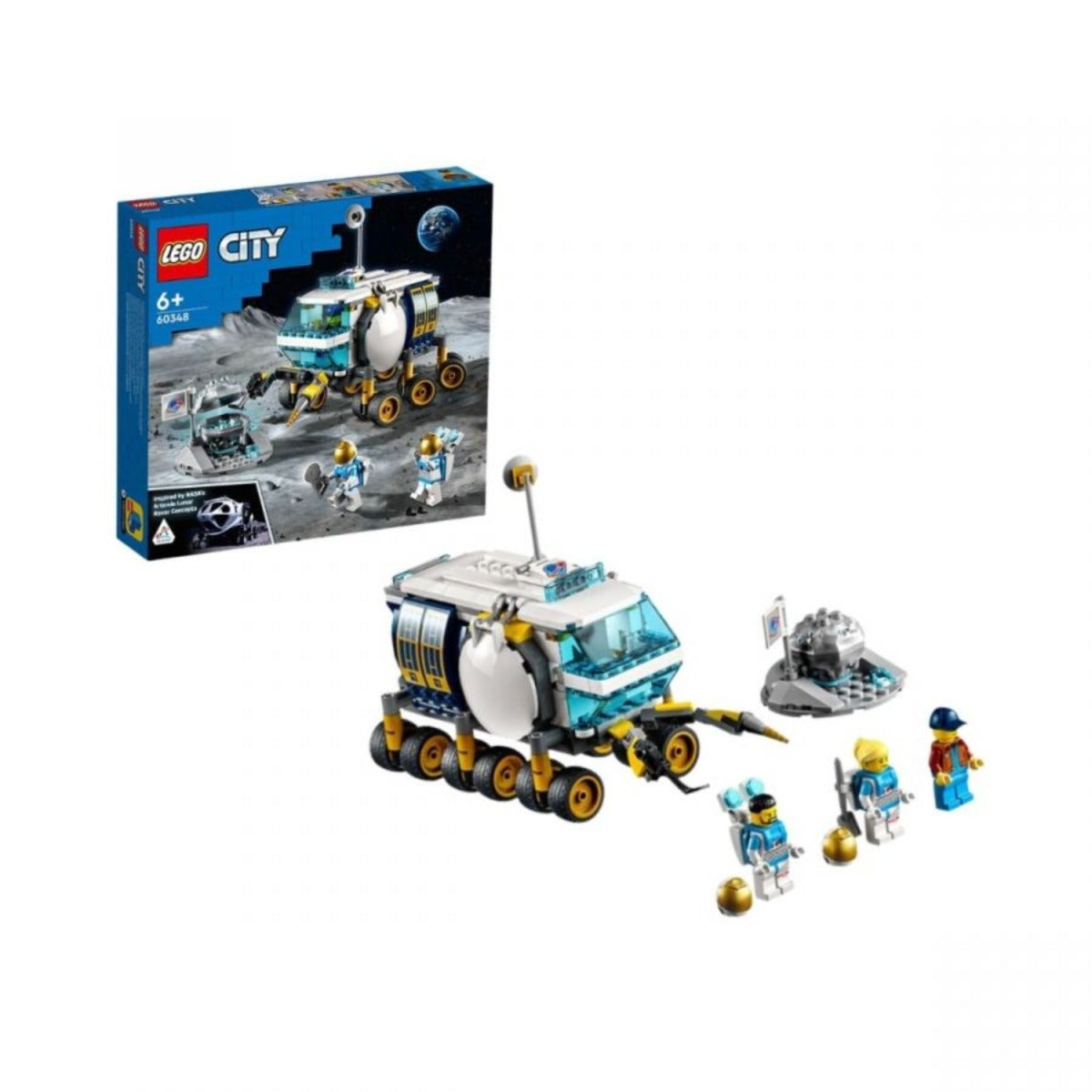Đồ Chơi Lắp Ráp Xe Thám Hiểm Nasa Mặt Trăng Lego City 60348