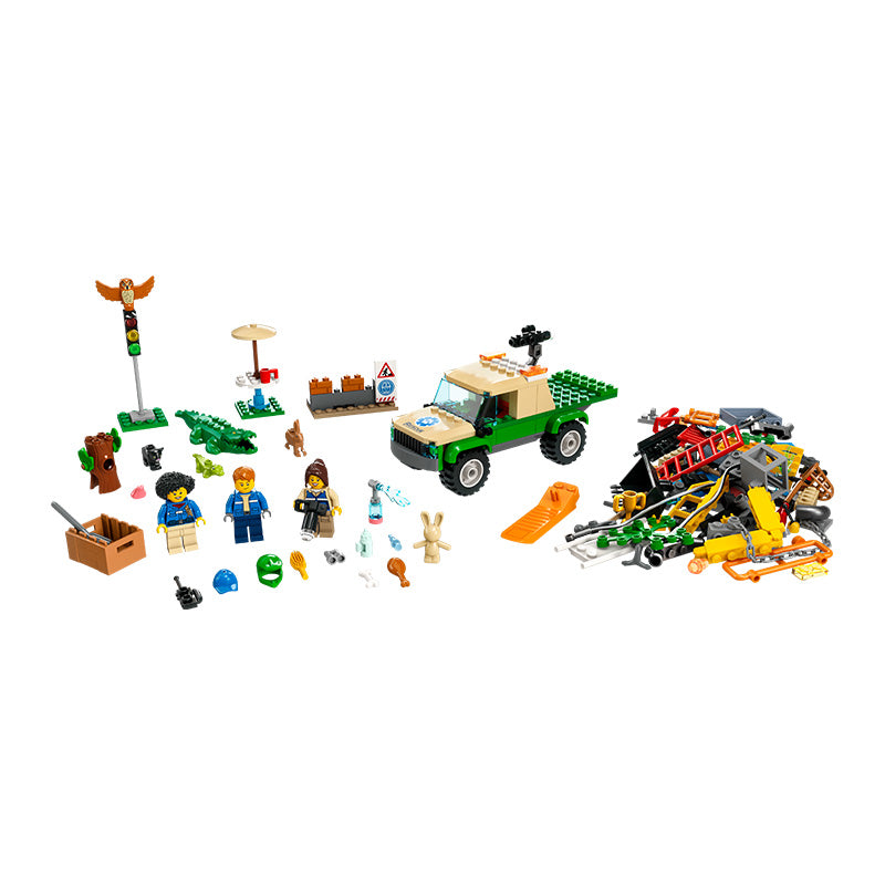 Đồ Chơi Lắp Ráp Nhiệm Vụ Giải Cứu Động Vật Hoang Dã LEGO CITY 60353