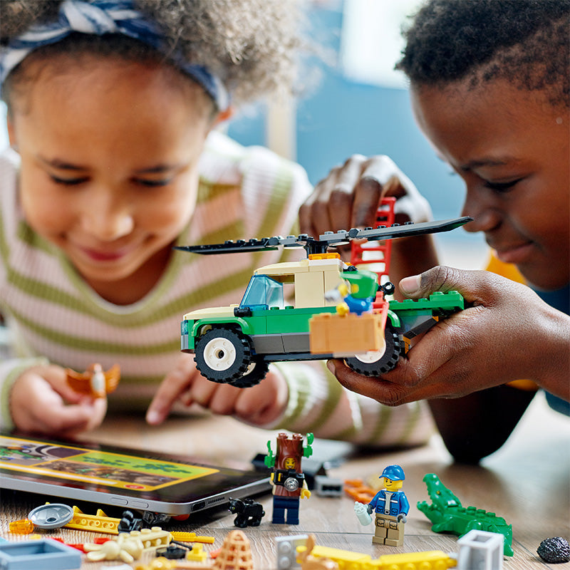 Đồ Chơi Lắp Ráp Nhiệm Vụ Giải Cứu Động Vật Hoang Dã LEGO CITY 60353