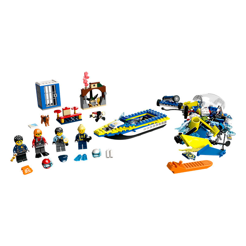 Đồ Chơi Lắp Ráp Nhiệm Vụ Thám Tử Của Cảnh Sát Biển LEGO CITY 60355