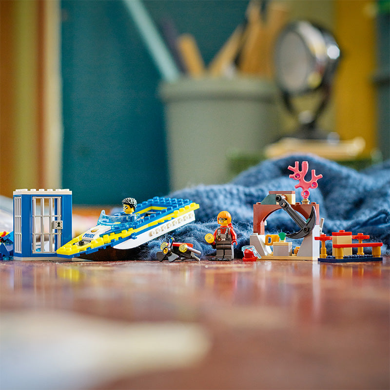 Đồ Chơi Lắp Ráp Nhiệm Vụ Thám Tử Của Cảnh Sát Biển LEGO CITY 60355