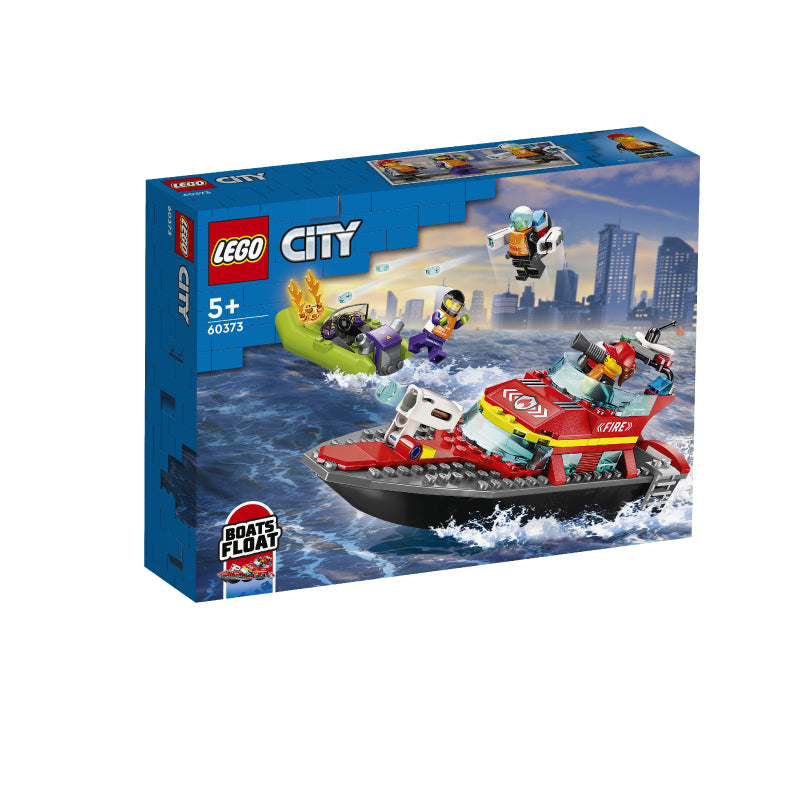 Đồ Chơi Lắp Ráp Tàu Thủy Cứu Hỏa LEGO CITY 60373